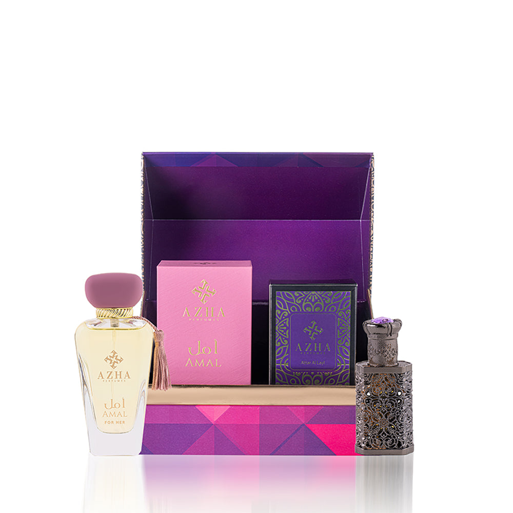 Amal And Attar Al Layl Gift Set