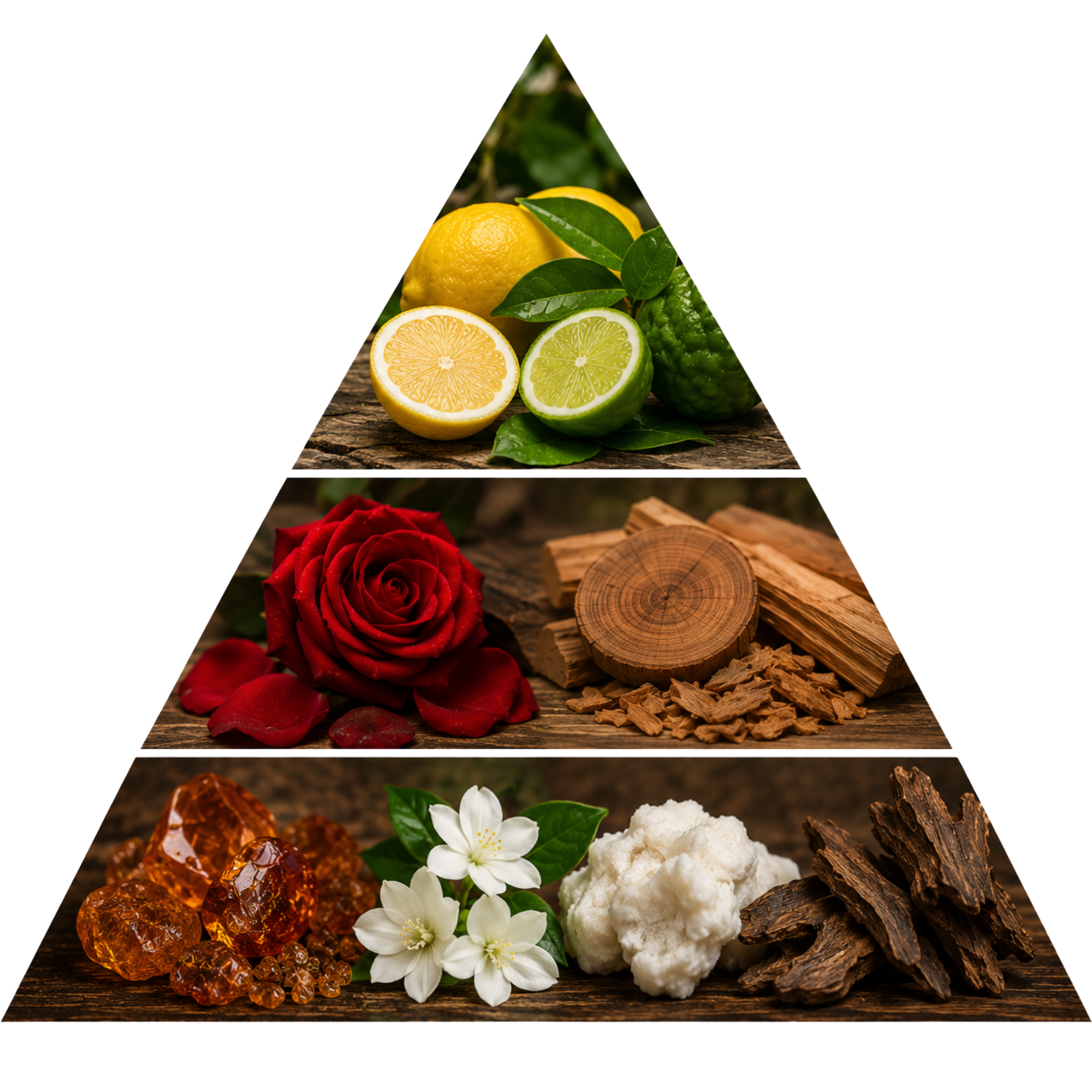 Oasis Whisper — scent notes pyramid