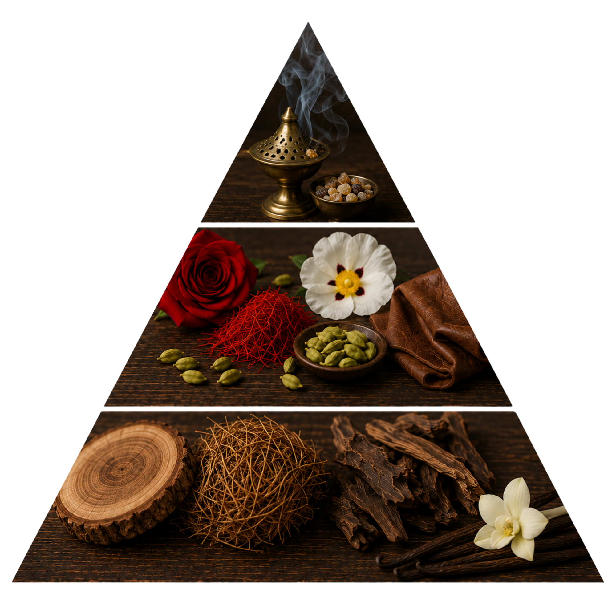 Shadow of the Moon — scent notes pyramid