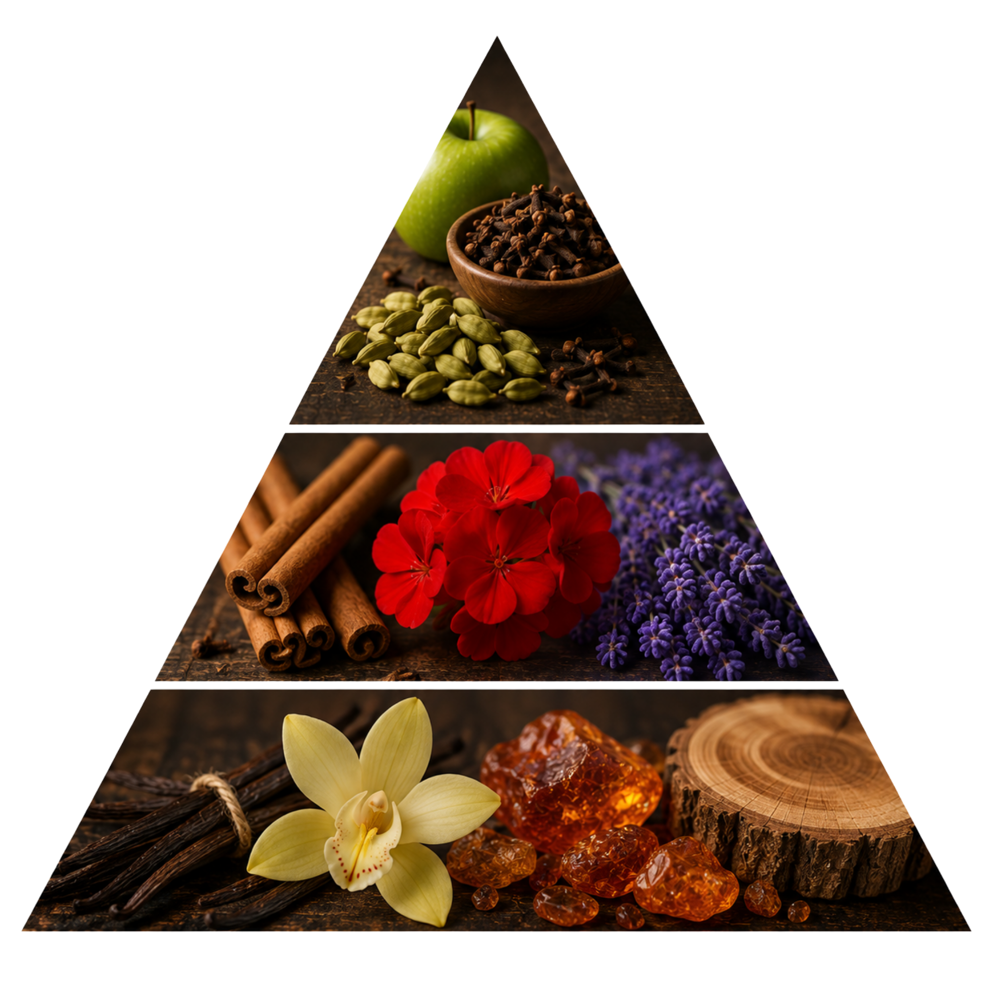 Sultan's Mantle — scent notes pyramid