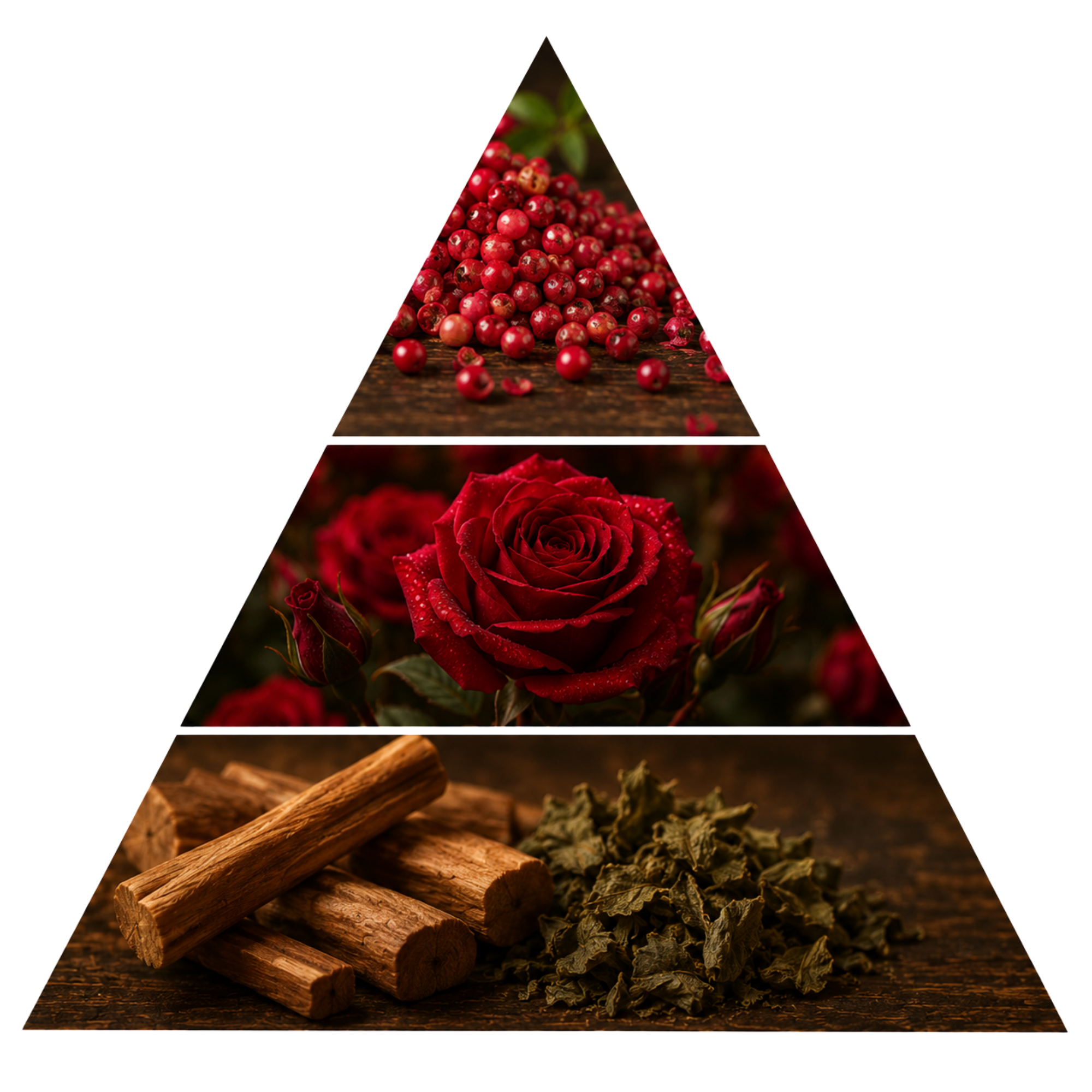 Wardat Al Ramal — scent notes pyramid
